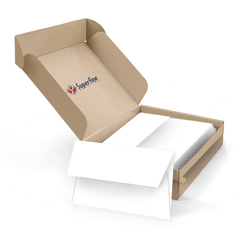 S Superfine Printing A6 White Invitation Envelopes| 4 3/4" x 6 1/2" Inches | 250 Envelopes Per Pack - Image 1
